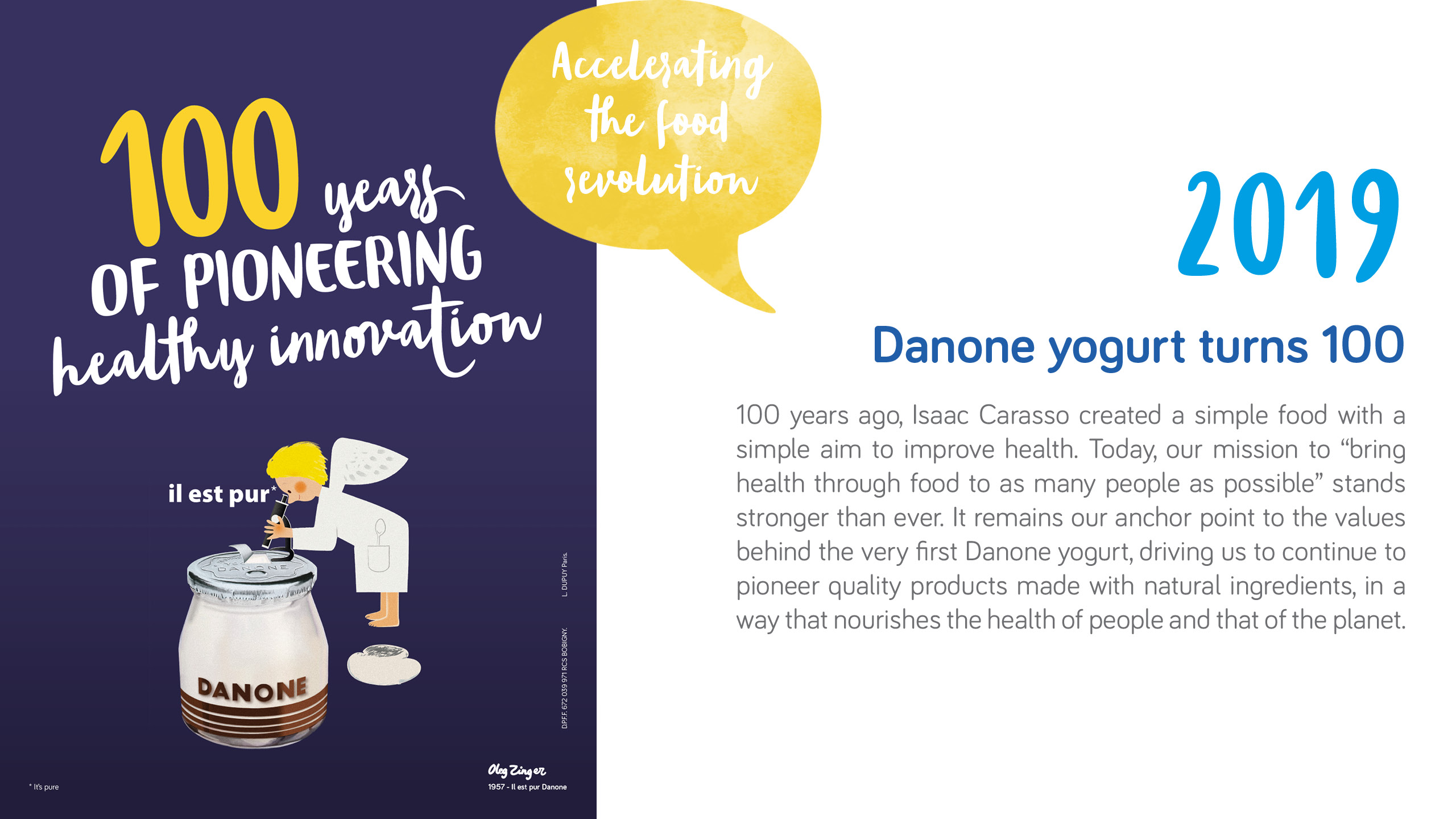 About Danone - History - 2019 About Danone - History - 2019