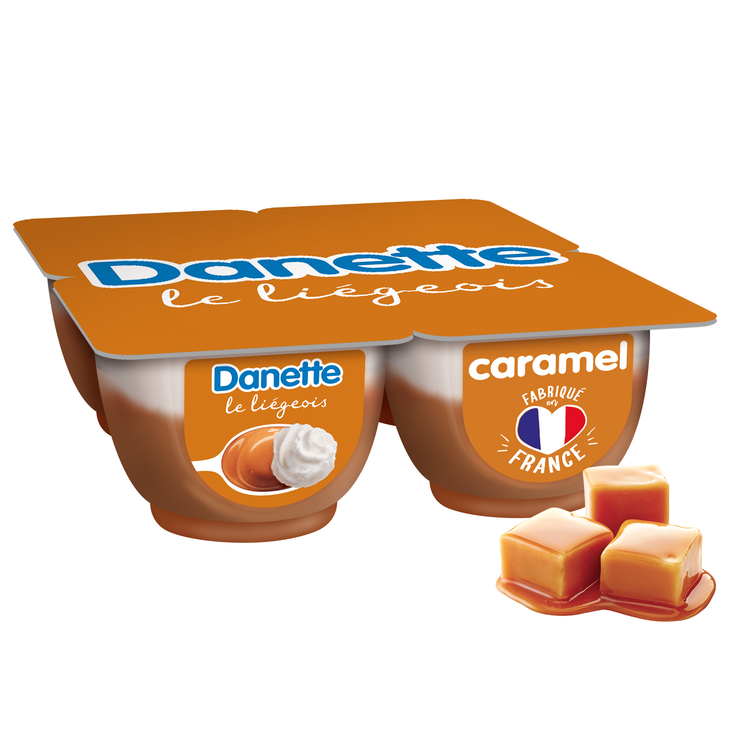 Danette liégeois caramel