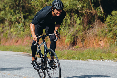 yopro man on a bike
