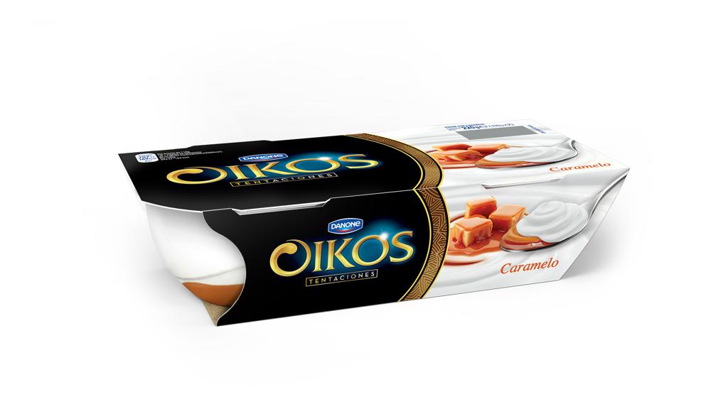 Packshot Oikos Tentaciones Caramelo Packshot Oikos Tentaciones Caramelo