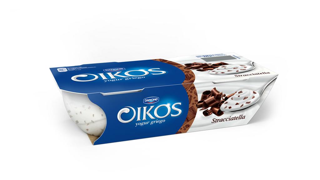 Packshot Oikos saveur Stracciatella Packshot Oikos saveur Stracciatella