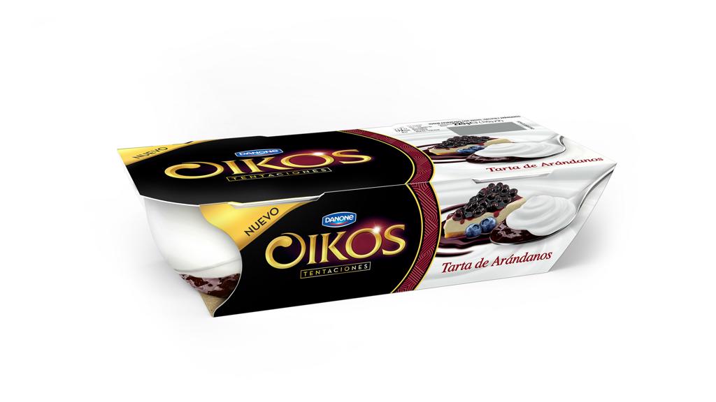 Packshot Oikos Tentaciones Tarta de Arandanos Packshot Oikos Tentaciones Tarta de Arandanos