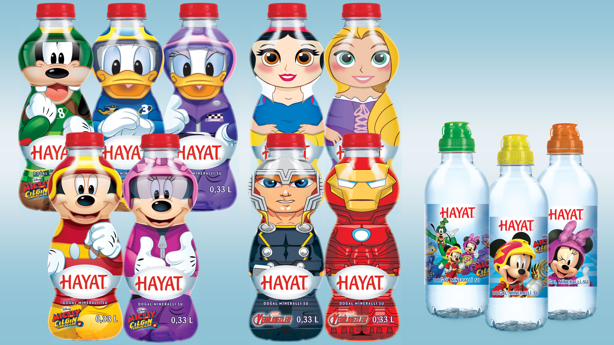 Petites bouteilles Hayat pour les enfants